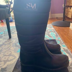 Sam Edelman Black Matte waterproof boots